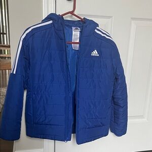 Adidas Kids Royal Blue Puffer Coat